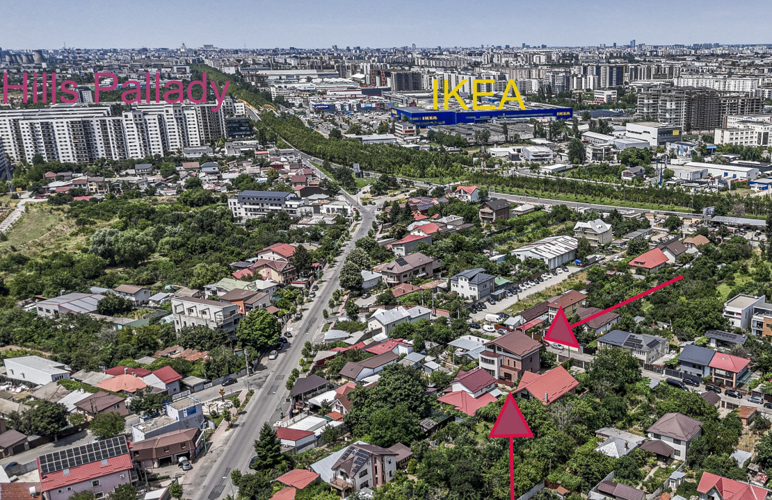 Vila moderna P+1+M Th. Pallady-Ikea-Hills*Catelu*285 mp utili*534mp teren*