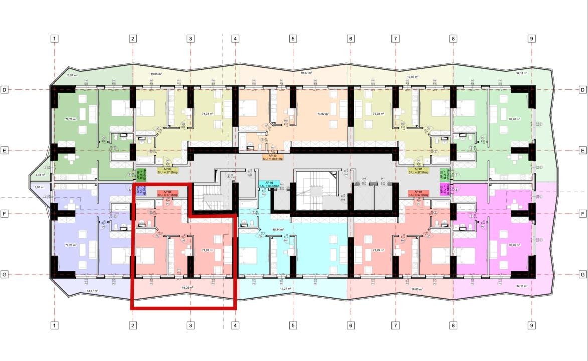OLIMP TOWER - ETAJ 4 - APARTAMENT 2 CAMERE