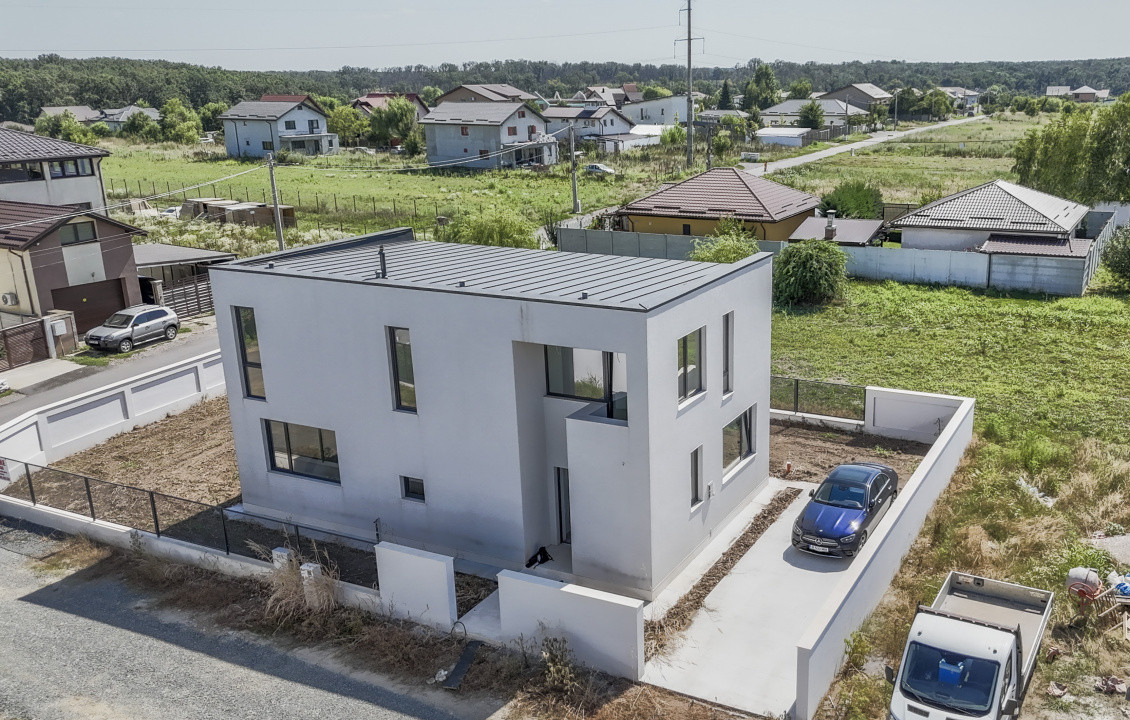CASA NOUA, BRANESTI, LANGA PADUREA CERNICA | 4 DORMITOARE | 174 MP UTILI | TERAS