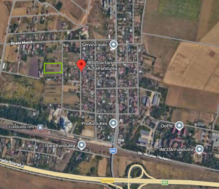 Vanzare, Teren intravilan, Fundulea, 7305 mp, utilitati,  aproape A2