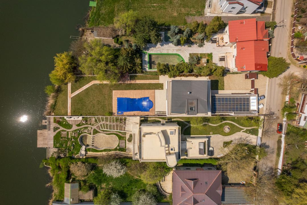 Proprietate rara cu acces direct la lacul Mogosoaia | Teren 1182 mp