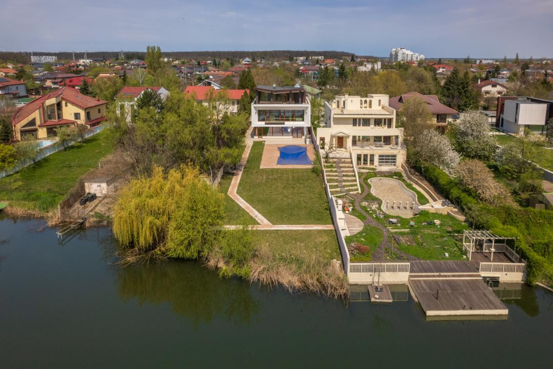 Proprietate rara cu acces direct la lacul Mogosoaia | Teren 1182 mp